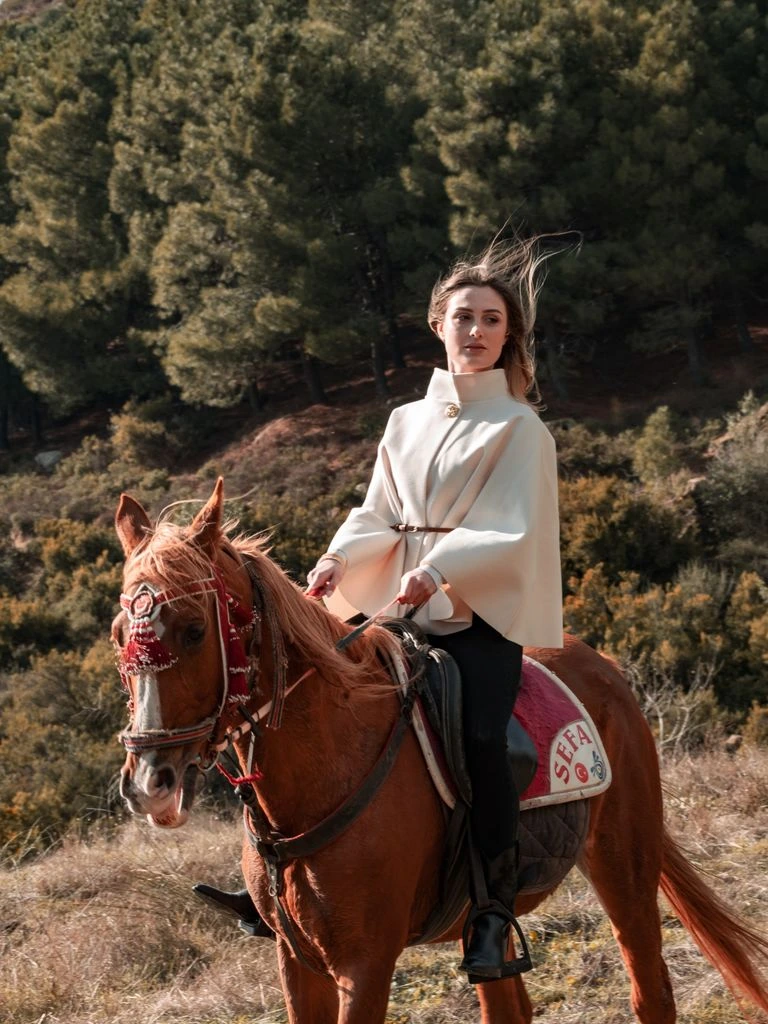 Hungarian equestrian rider in formal attire